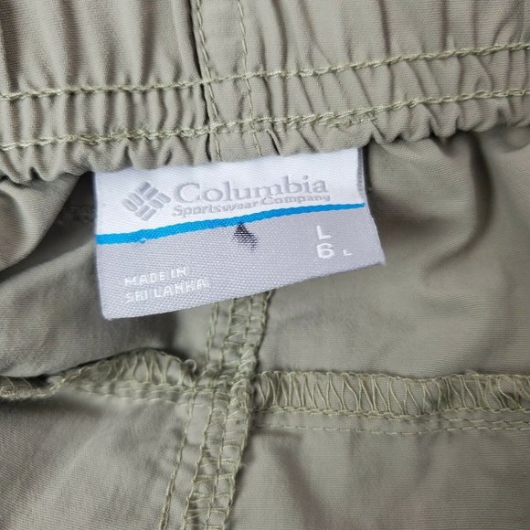 2 Columbia Sportswear Khaki Womens Shorts L Nylon - Picture 7 of 7